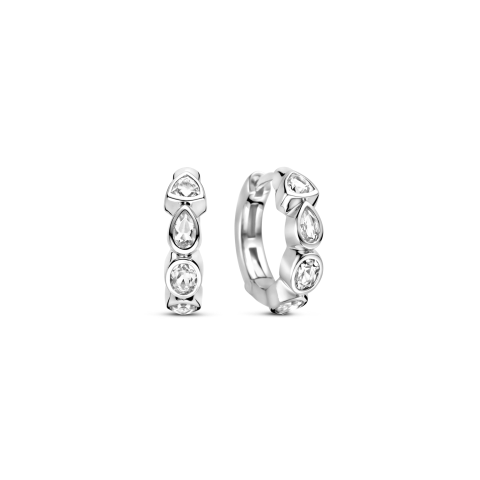 Boucles d'oreilles pour femme en argent 925, cubic zirconium - 78002ZI - Ti Sento Milano