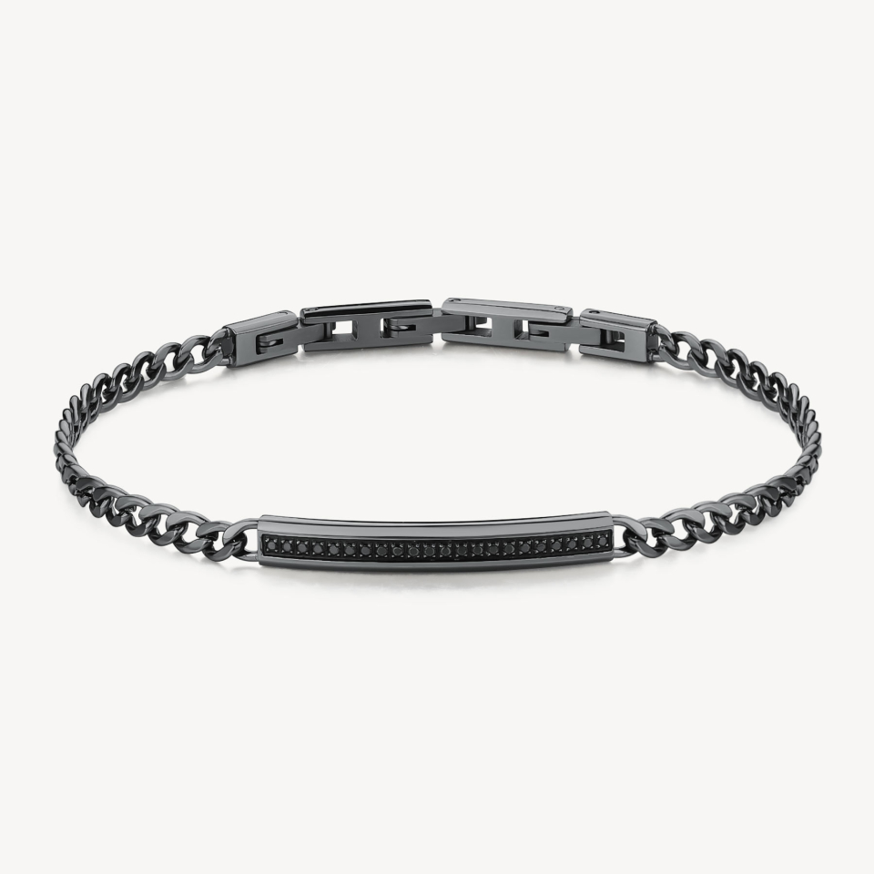 Bracelet pour homme en stainless, cubic zirconium - BIK119 - Brosway