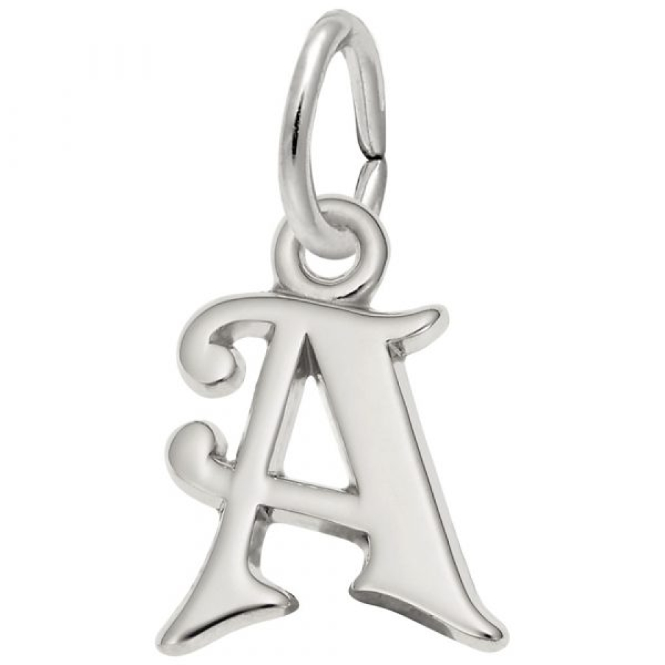 Pendentif en argent 925, lettre - 10-4765-001 - Rembrandt Charms