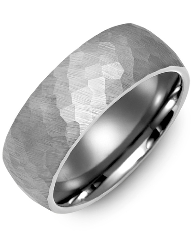 Bague pour homme en tungstène, 8mm - RHK800TT - Madani