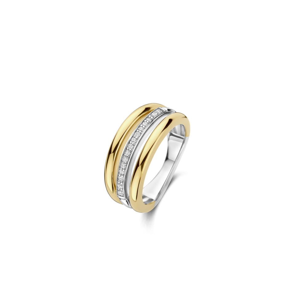 Bague pour femme en argent 925, cubic zirconium - 12369ZY/56 - Ti Sento Milano