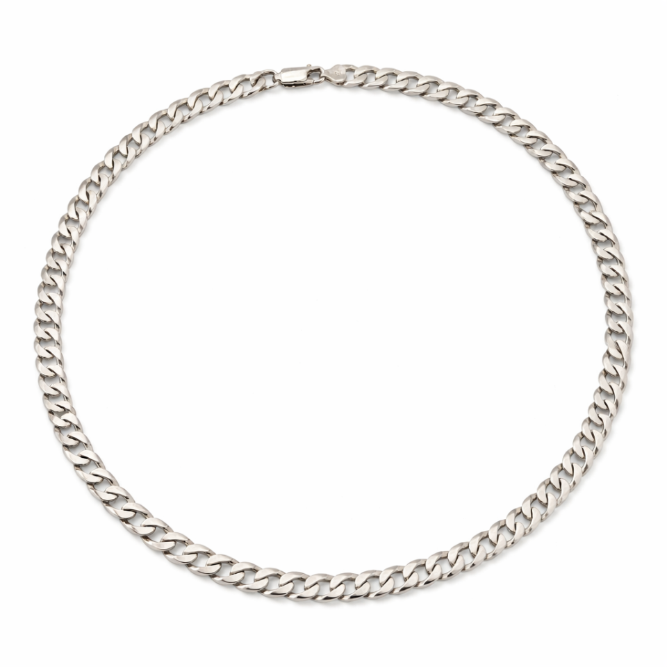 Chaine pour homme en argent 925, gourmette - 925-GOURM84-20 - Dakor