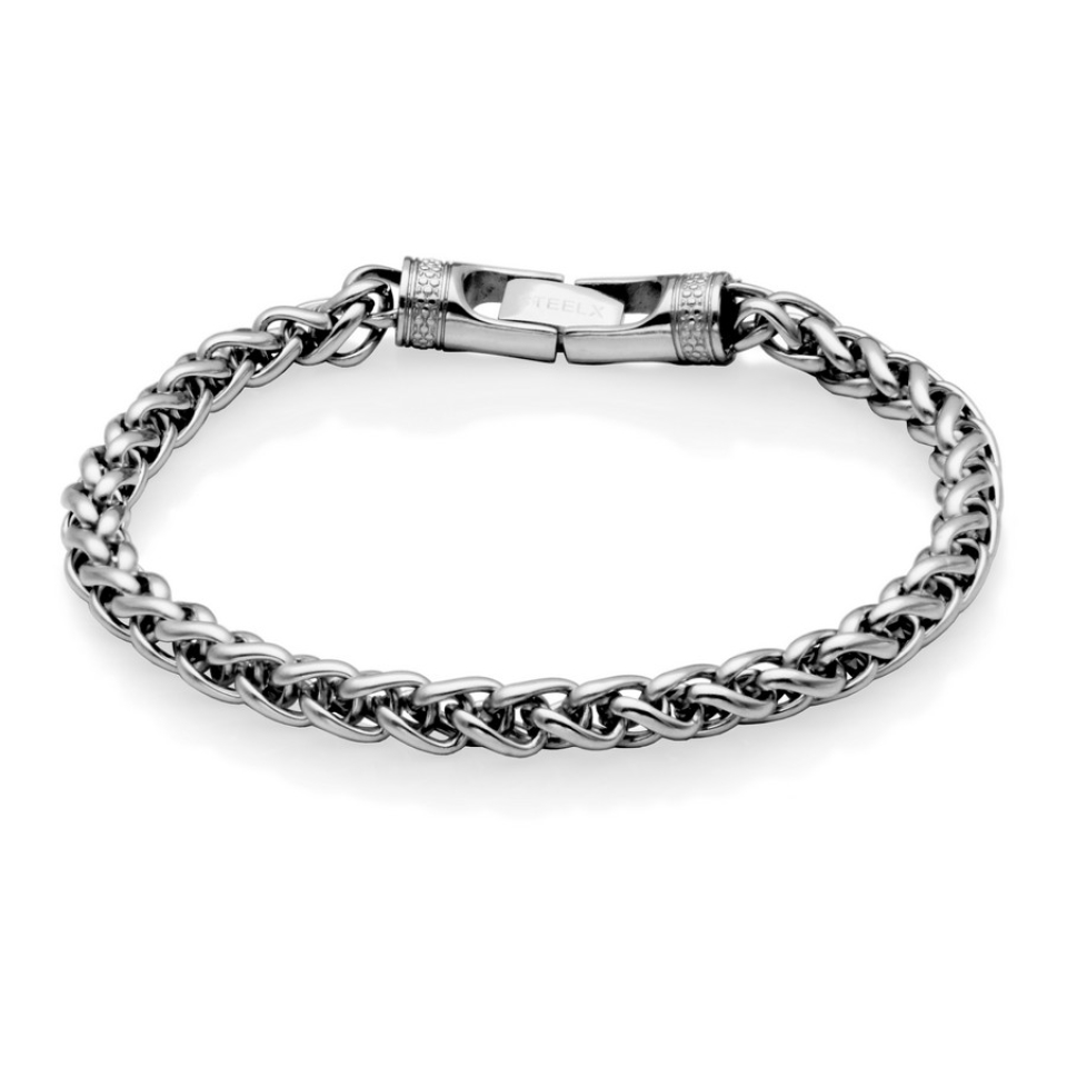 Bracelet pour homme en stainless, cubic zirconium - T1XH040185 - Steelx