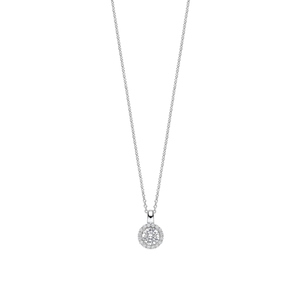 Pendentif pour femme en argent 925, cubic zirconium - 34123ZI/42 - Ti Sento Milano