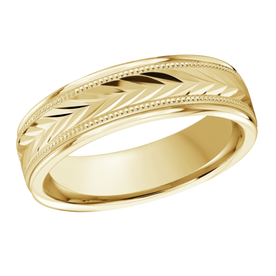 Jonc pour homme en or 10k - FT-999-6Y-00 - MALO