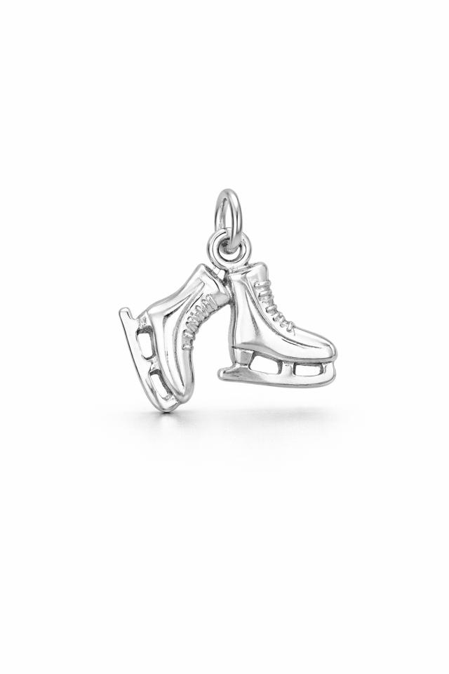 Pendentif pour enfant en argent 925, patins - PD803 - Divers