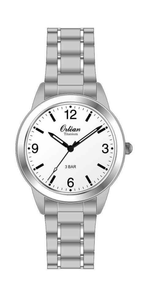 Montre pour homme en titanium, 3ATM - ME3630 - Orléan