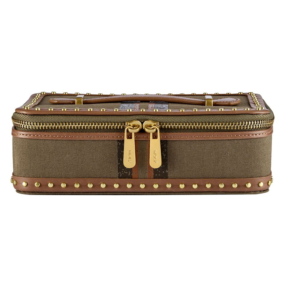 Coffre à bijoux de voyage en cuir véritable - 190042 - Wolf