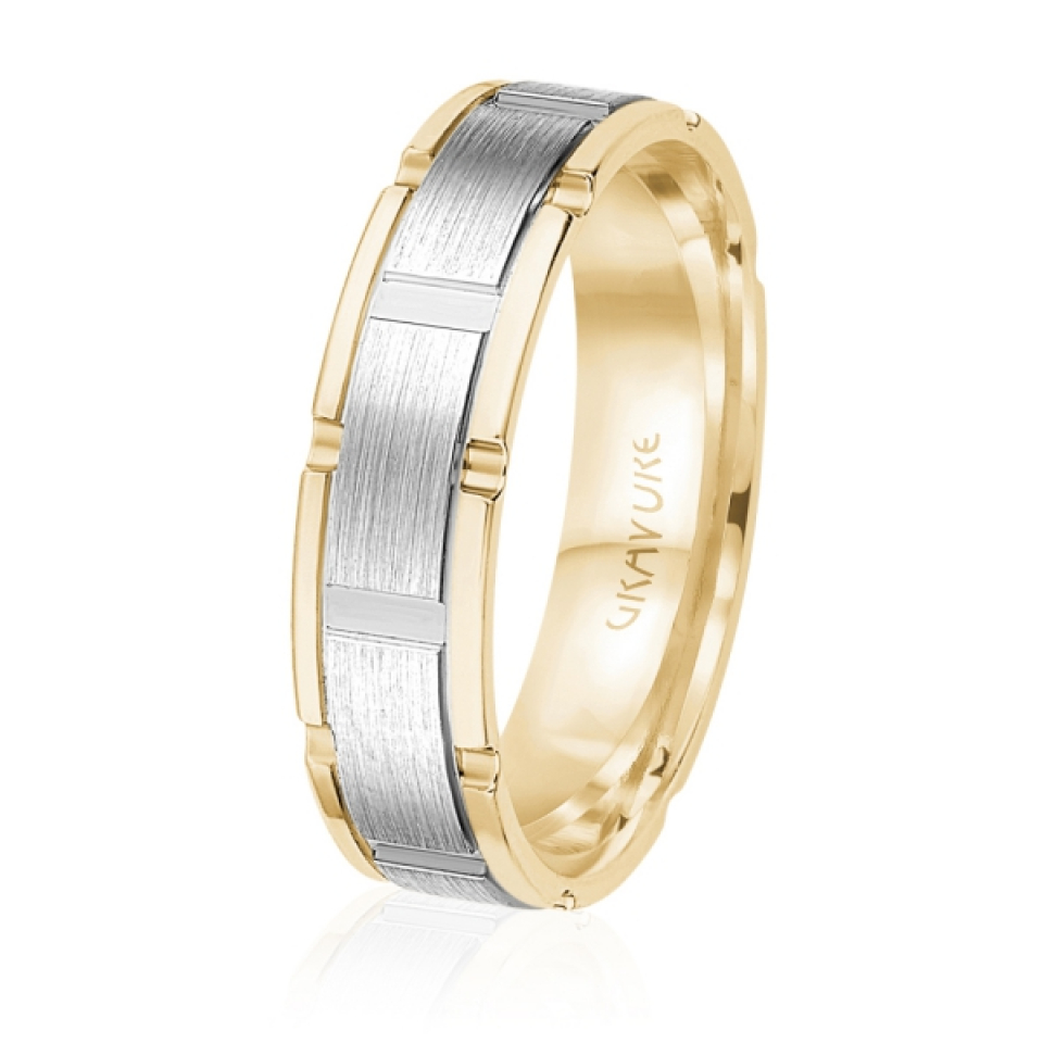 Jonc pour homme en or 10k - GL-1578-6YW - MALO