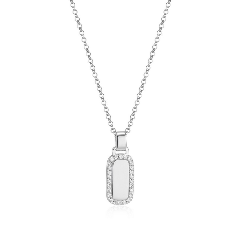 Pendentif pour femme en argent 925, cubic zirconium - R0LC000046 - ELLE