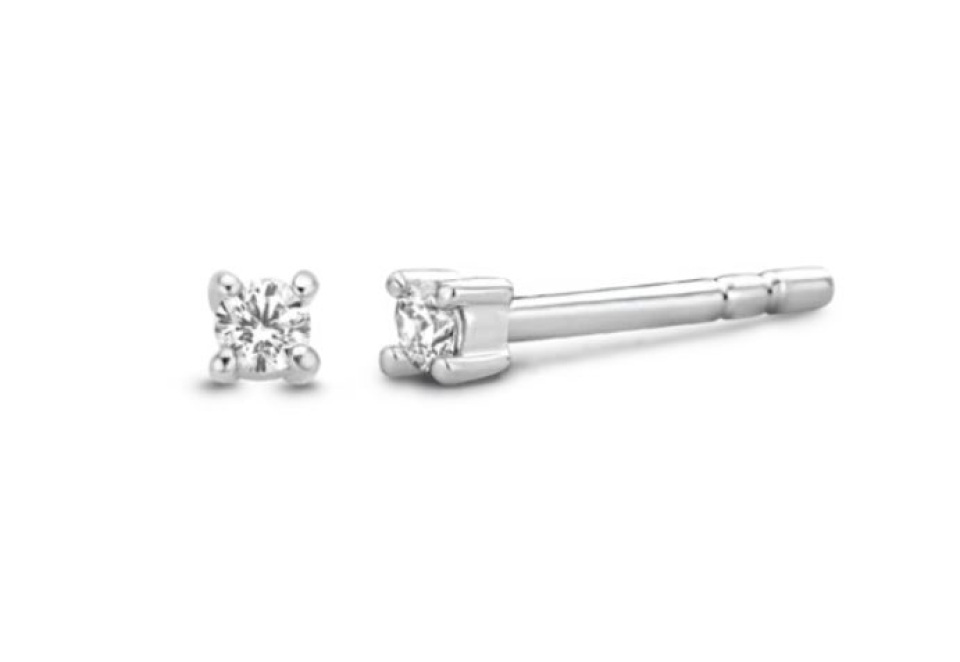 Boucles d'oreilles argent 925, stud à zircon - 7835ZI - Ti Sento Milano