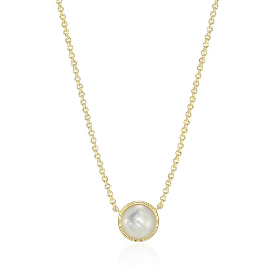 Pendentif pour femme en argent 925, nacre de perle - R0LC15A946 - ELLE