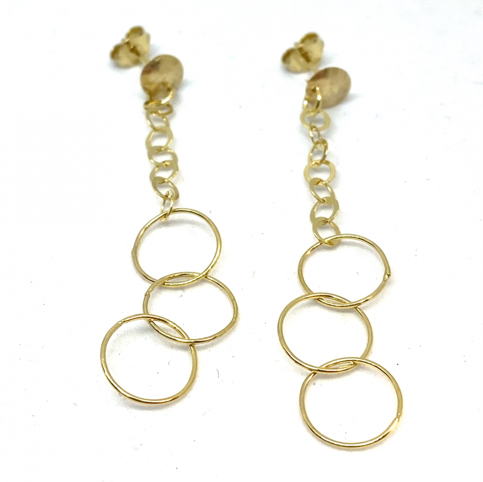 Boucles d'oreilles pour femme en or 10K - BO117 - Dakor
