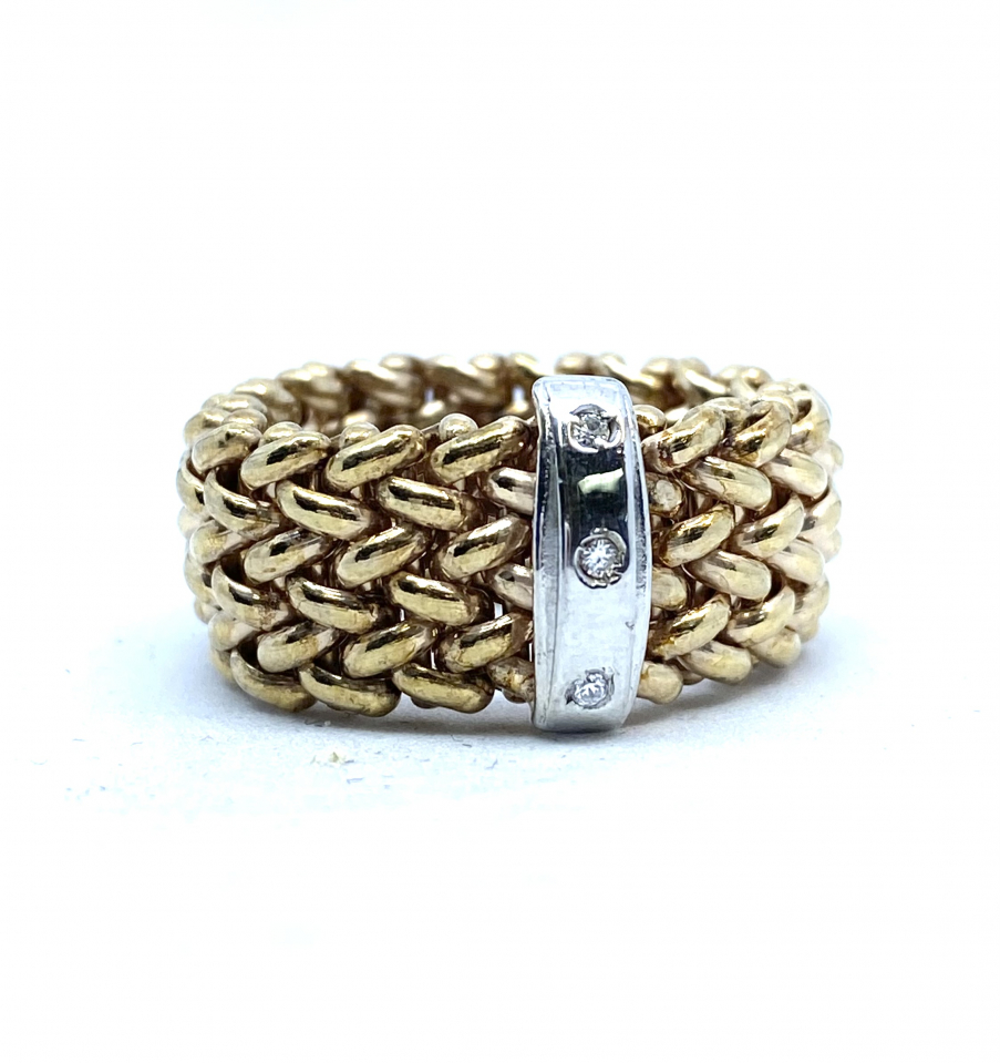 Bague pour femme en argent 925, zircons - BG0218R - Miss Mimi