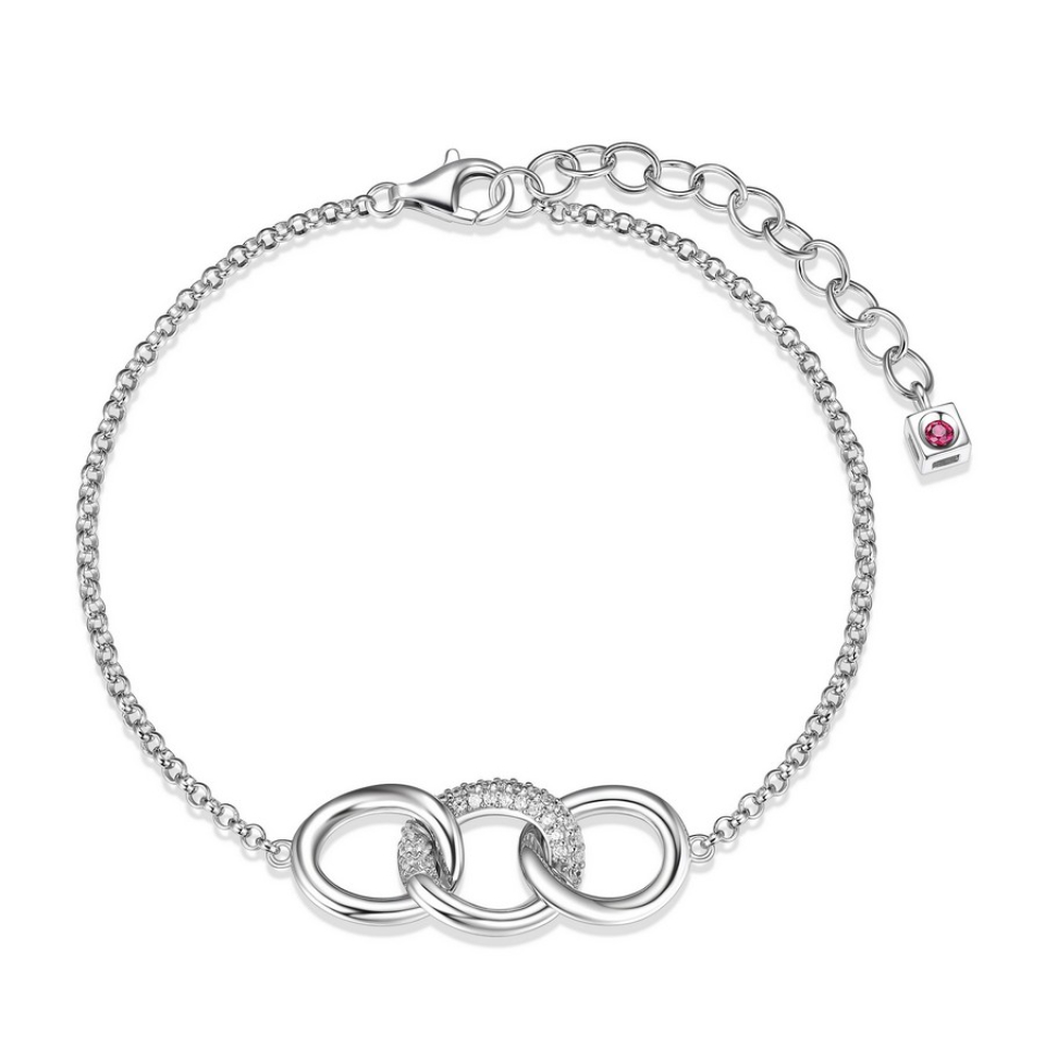 Bracelet pour femme en argent 925, cubic zirconium - R1LAKQ004Z - ELLE