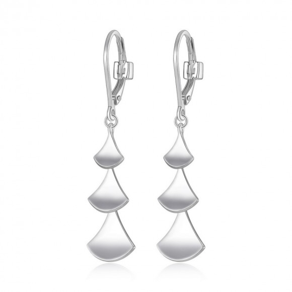 Boucles d'oreilles pour femme en argent 925, crochet - R2LCFHA003 - ELLE
