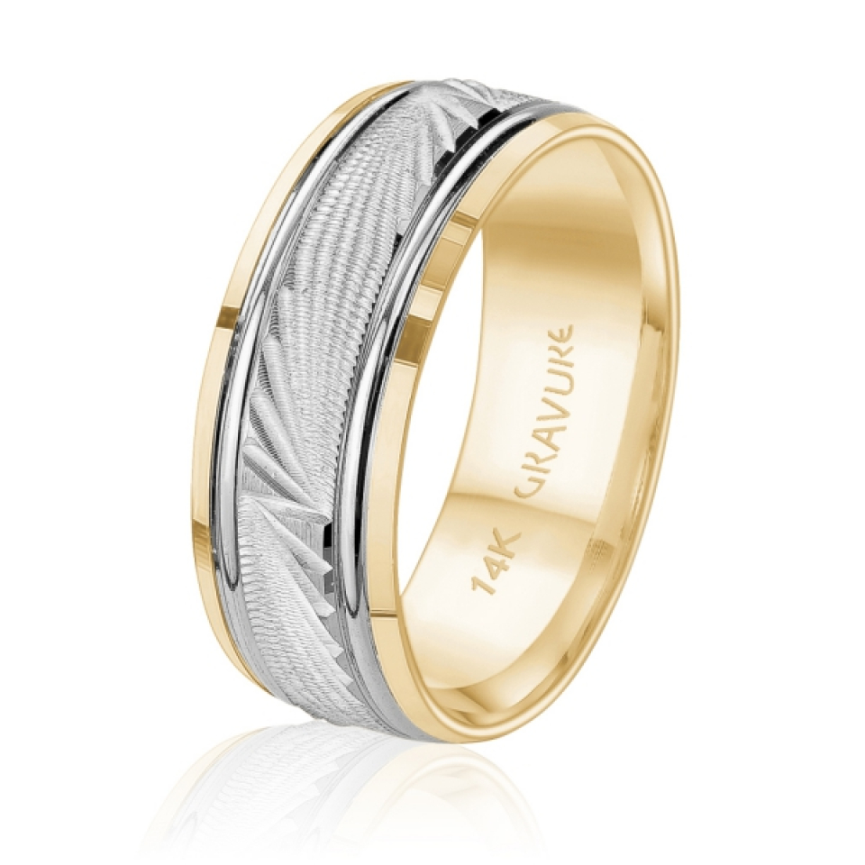 Jonc pour homme en or 10k - GL-1237-8YW - MALO