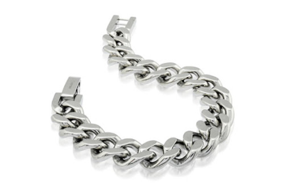Bracelet stainless, gourmette