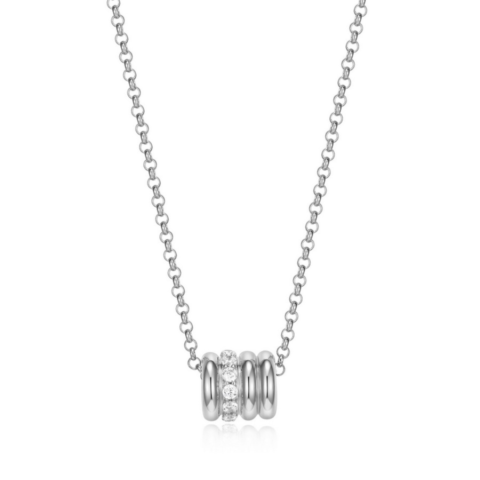 Pendentif pour femme en argent 925, cubic zirconium - R0LBYX0046 - ELLE