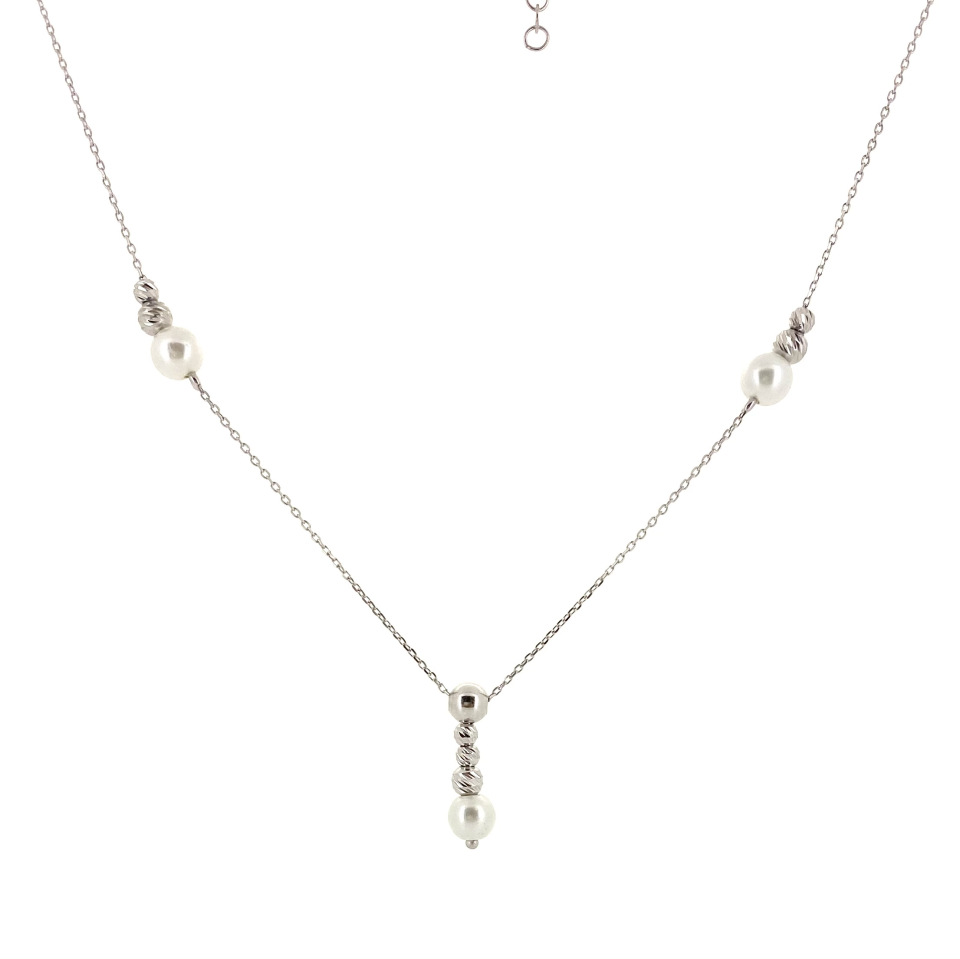 Collier pour femme en argent 925, perles - DS-PD13 - Danny's silver