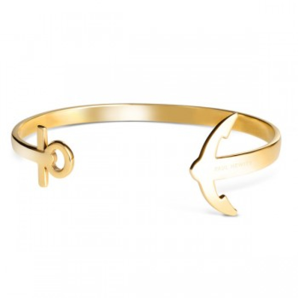 Bracelet stainless, rigide, ancre - PH-CU-G-M - Paul Hewitt