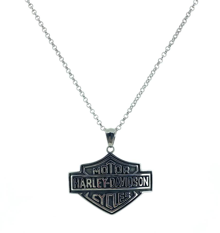 Pendentif pour homme en stainless, Harley Davidson - HARLEY03 - Nathalie Belanger