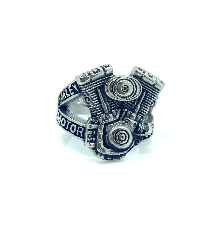 Bague pour homme en stainless, Harley Davidson - HARLEY09 - Nathalie Belanger