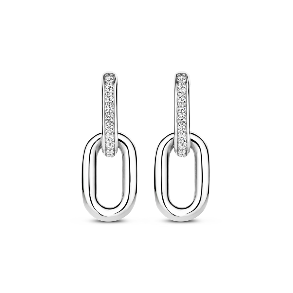 Boucles d'oreilles pour femme en argent 925, cubic zirconium - 7831ZI - Ti Sento Milano