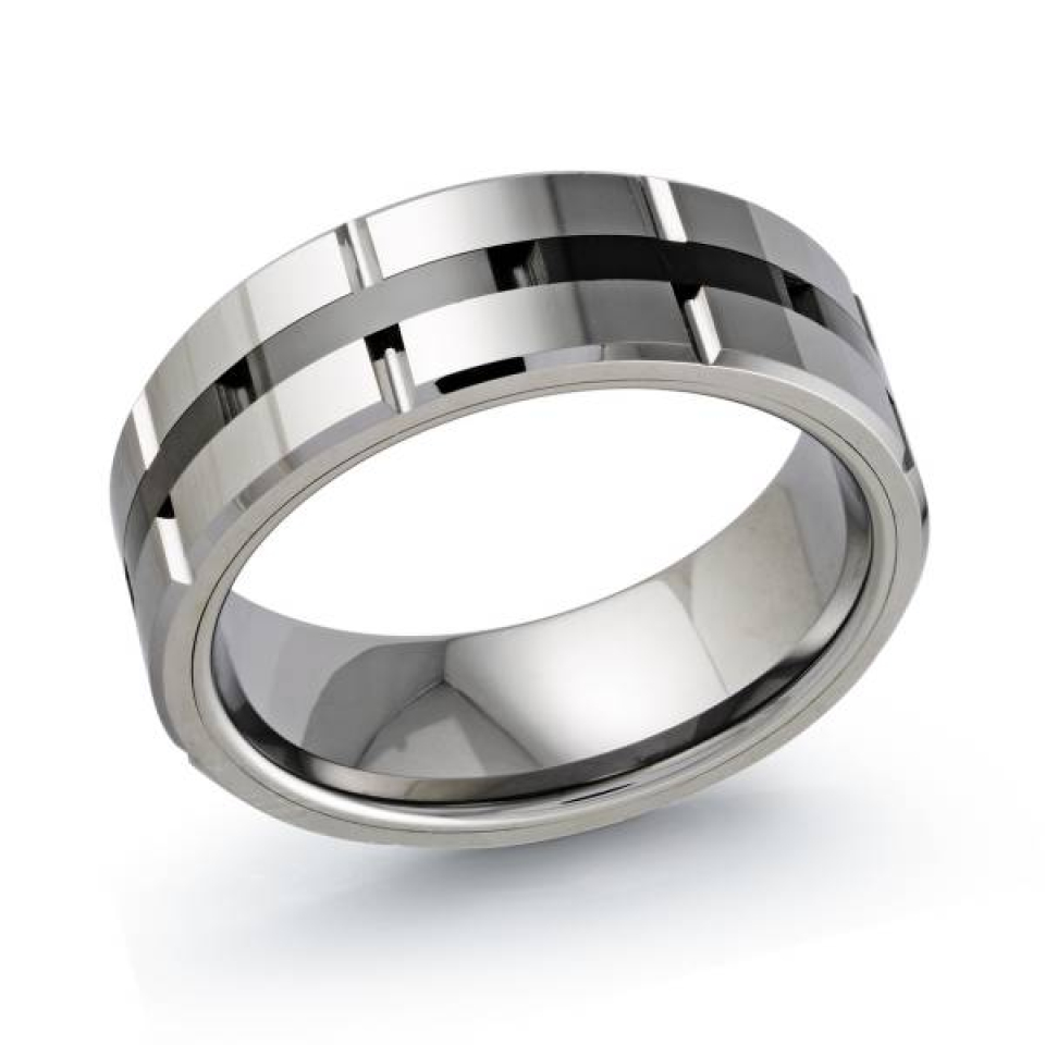 Jonc pour homme en tungstène