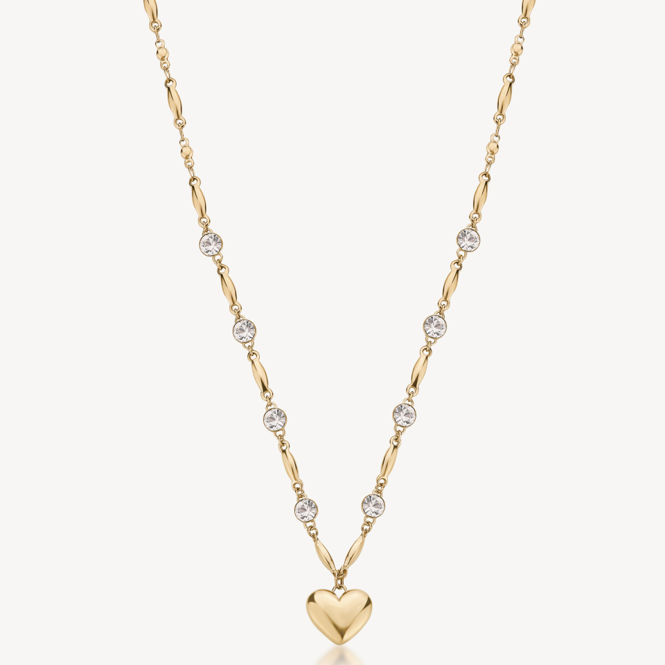 Pendentif pour femme en stainless, cubic zirconium, coeur - BHKN132 - Brosway