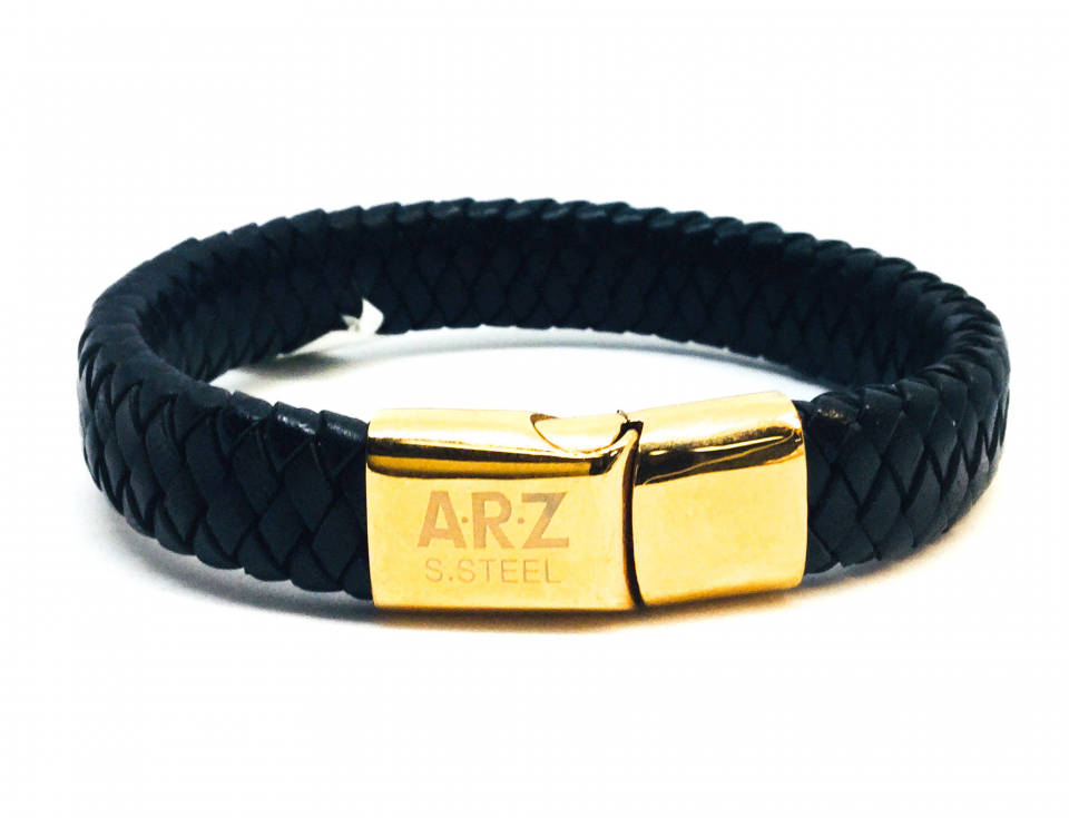 Bracelet cuir / stainless - SSB149 - Arezzo