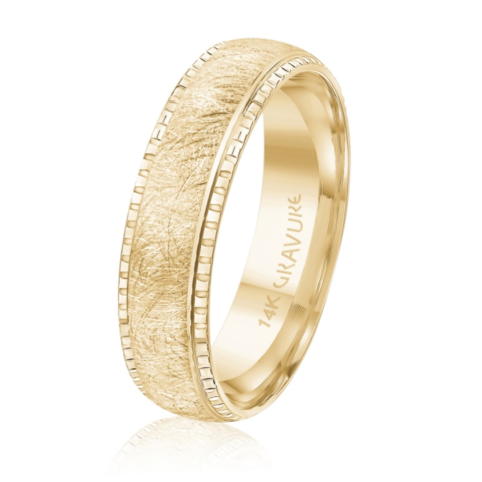 Jonc pour homme en or 10k - GL-1284-6Y - MALO