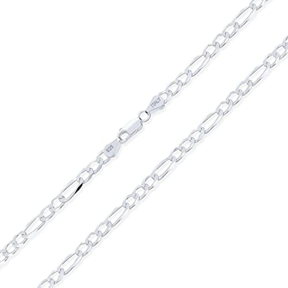 Chaine en argent 925, figaro - 925-FIG40-20 - Mabensa