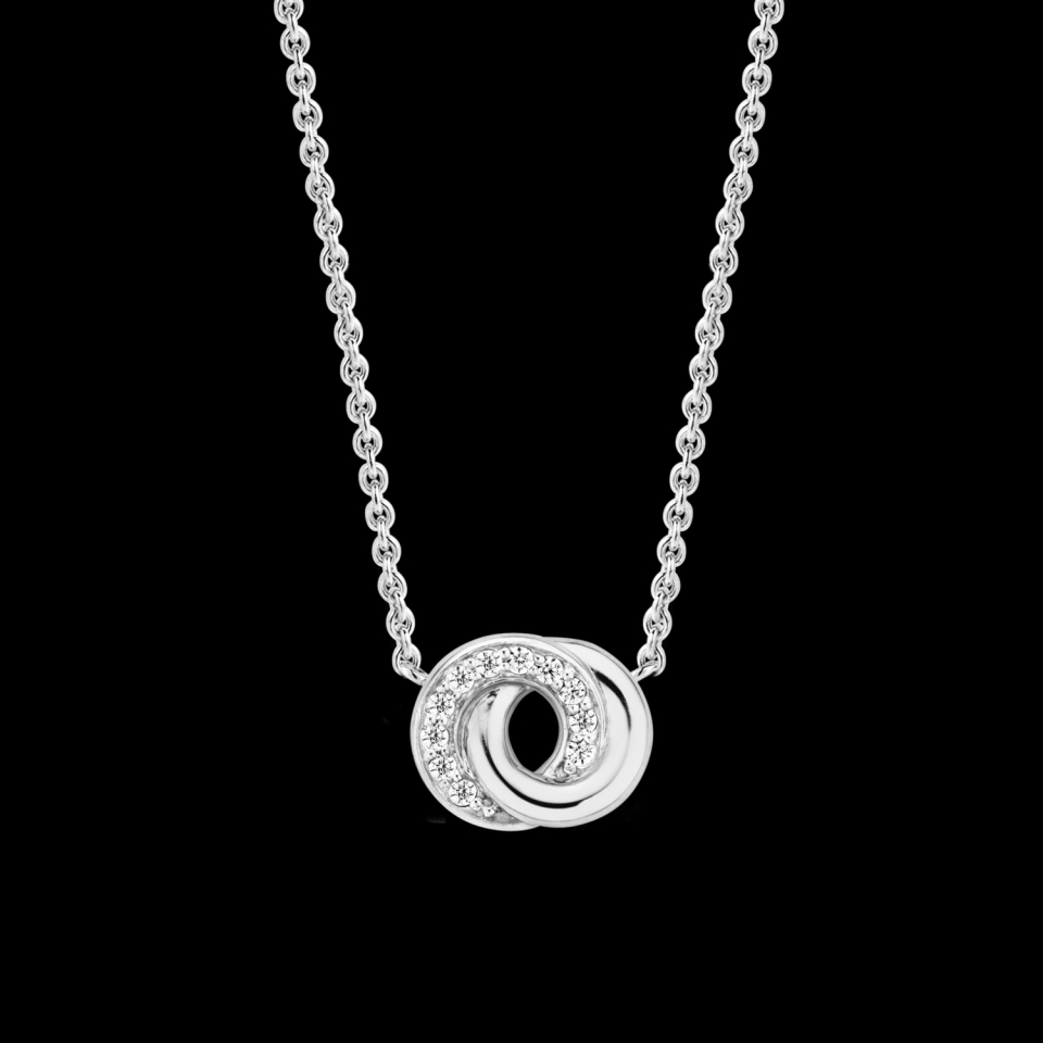 Pendentif pour femme en argent 925, zircons - 3915ZI/42 - Ti Sento Milano