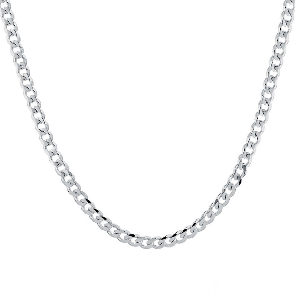 Chaine en argent 925, gourmette - 925-GOURM20-18 - Dioro