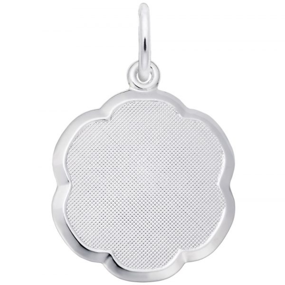 Pendentif en argent 925, médaillon pour gravure - 10-1330-000 - Rembrandt Charms
