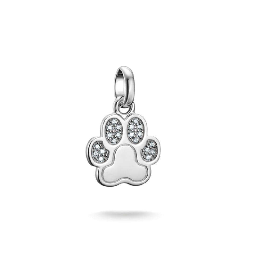 Breloque pour femme en argent 925, cubic zirconium, patte de chien - CC1259-051-14 - Thomas Sabo