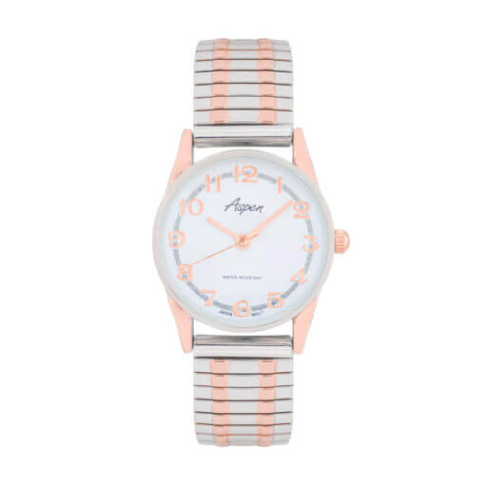 Montre pour femme, bracelet élastique - AP3063-X - Aspen