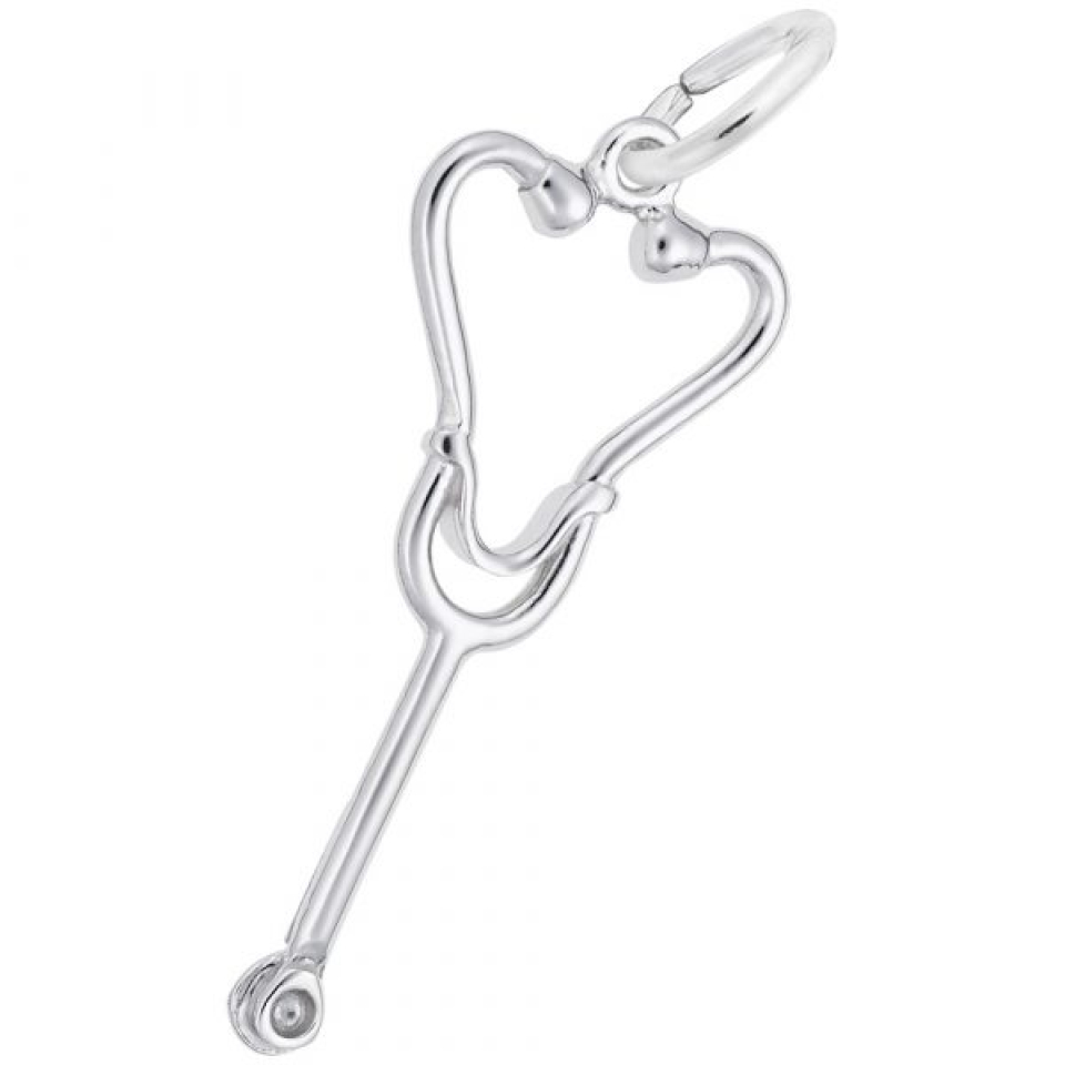 Pendentif en argent 925, stethoscope - 10-1991-000 - Rembrandt Charms