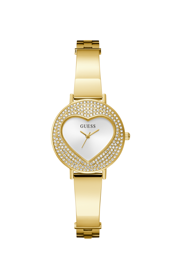 Montre pour femme en stainless, cubic zirconium, coeur - GW0991L2 - Guess