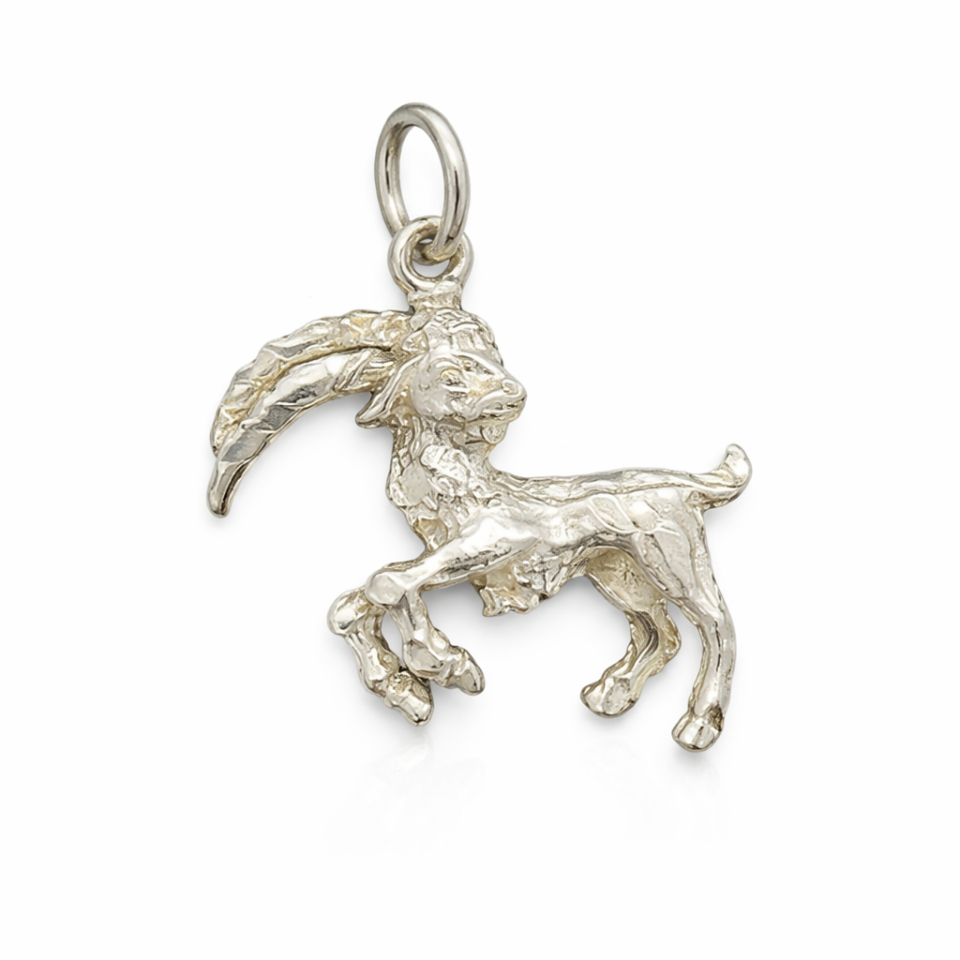 Pendentif en argent 925, chèvre - PD584 - Divers