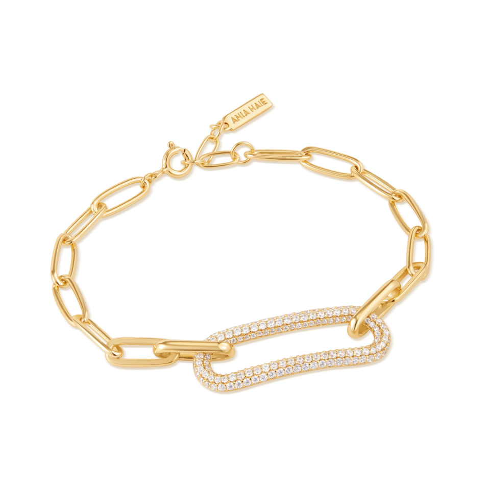 Bracelet pour femme en argent 925, cubic zirconium - B051-01G - Ania Haie