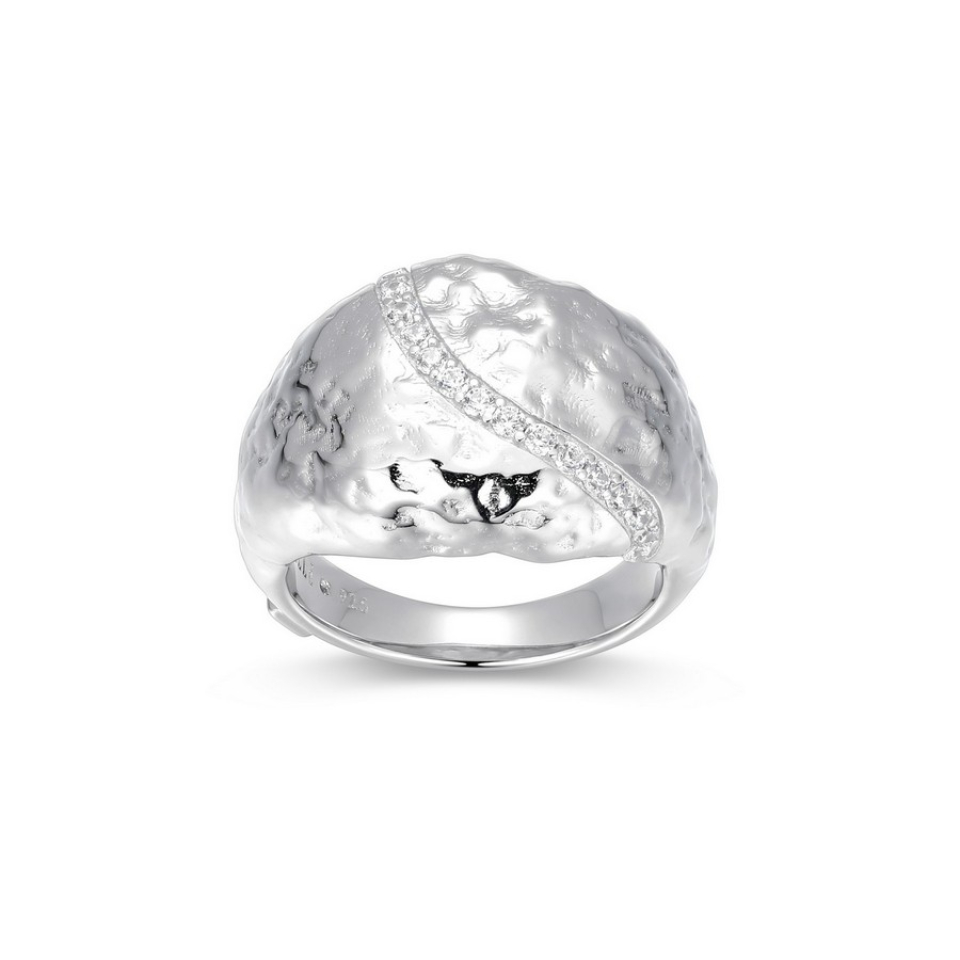 Bague pour femme en argent 925, cubic zirconium - R4LAJZ00AG - ELLE