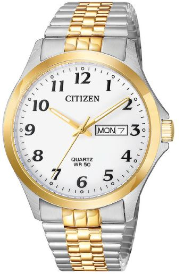 Montre homme, stainless, bracelet élastique, 5ATM - BF5004-93A - Citizen