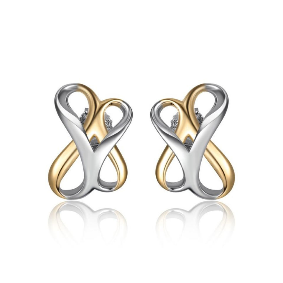 Boucle d'oreille argent 925, infini, stud