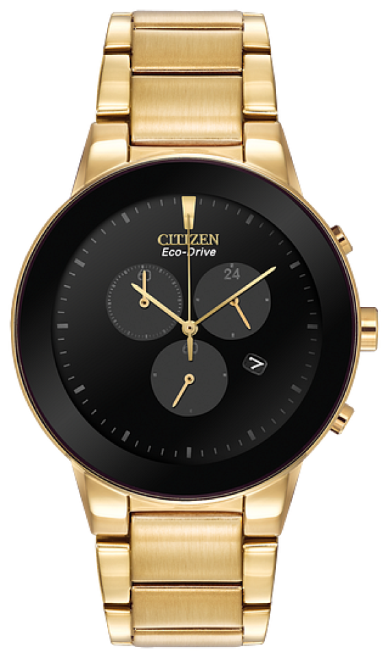 Montre pour homme en stainless, eco-drive-chrono - AT2242-55E - Citizen