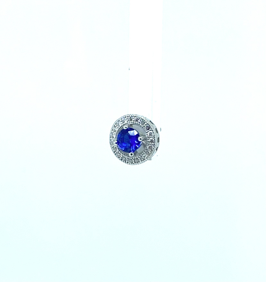 Boucles d'oreilles pour femme en argent 925, cubic zirconium, coeurs - BO442 - Divers