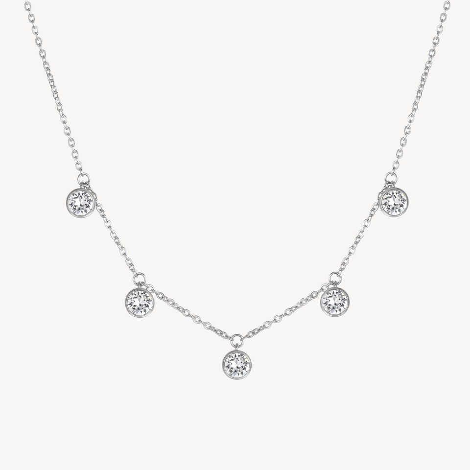 Collier pour femme en stainless, crystals - BYM07 - Brosway