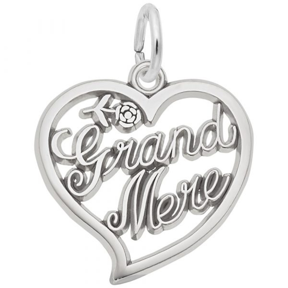 Pendentif en argent 925, grand-mère - 10-6469-000 - Rembrandt Charms