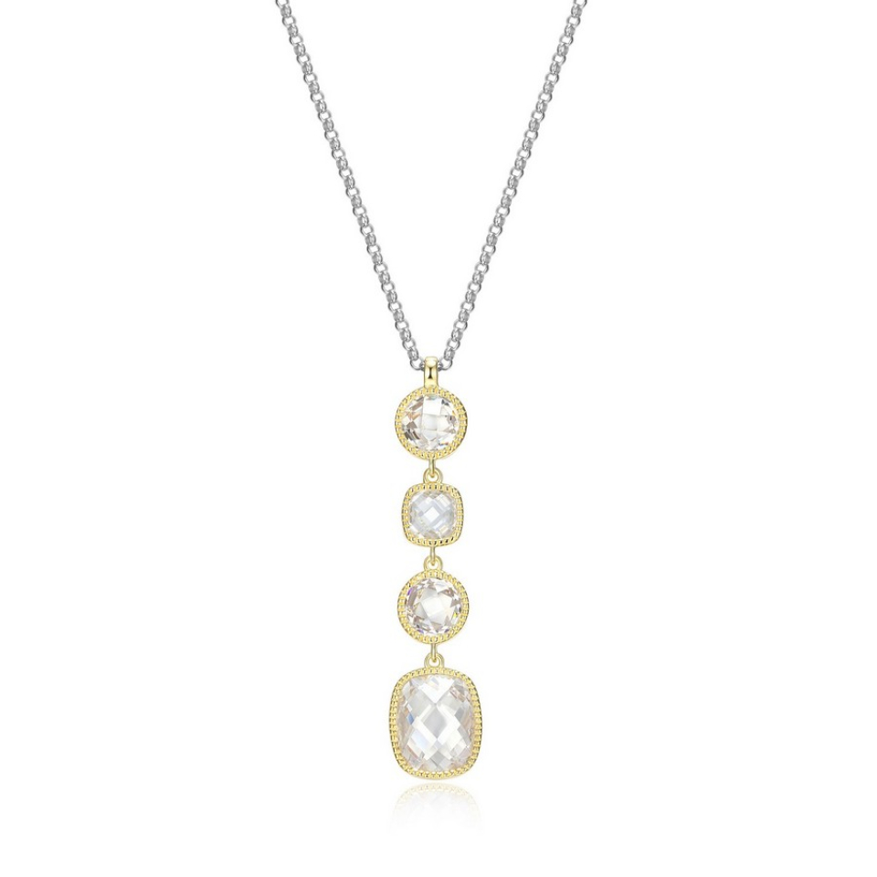 Pendentif pour femme en argent 925, cubic zirconium - R0LBZN9746 - ELLE